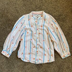Anthropologie Pilcro Striped Button Down XS